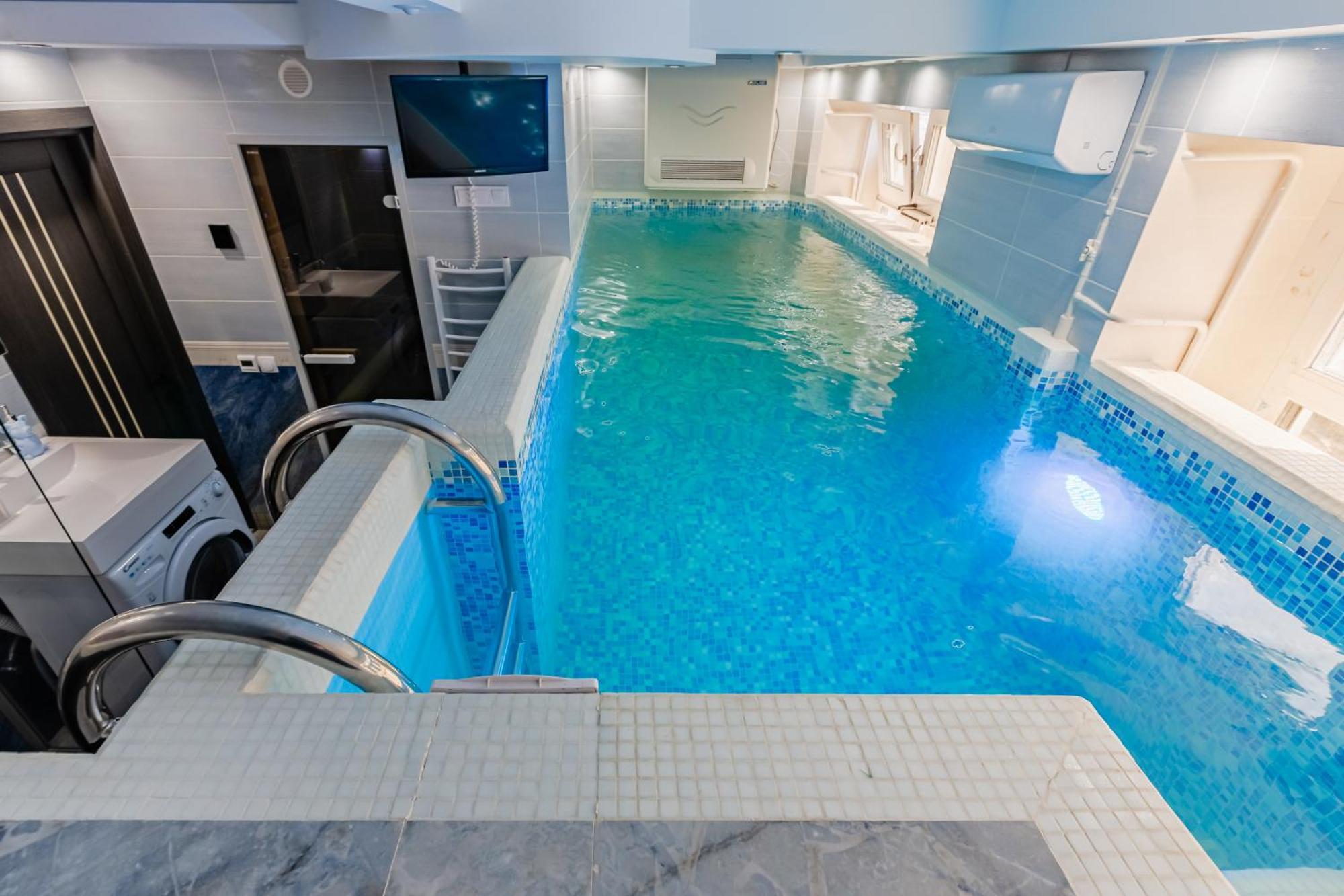 Luxury Apartment With Pool And Hammam Киев Екстериор снимка